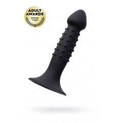 Черный анальный фаллоимитатор Spikn - 14 см.