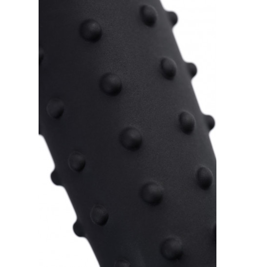 Черный анальный фаллоимитатор Spikn - 14 см.