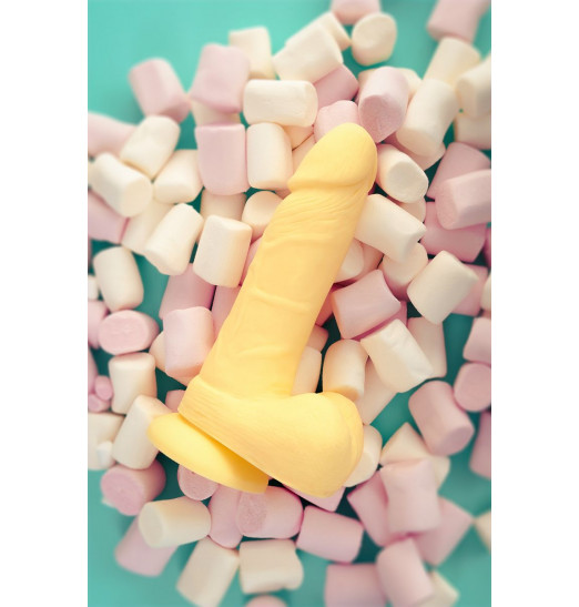 Желтый фаллоимитатор James - 20 см. Желтый фаллоимитатор James - 20 см.