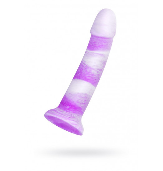Фиолетовый фаллоимитатор Neil - 18 см. Фиолетовый фаллоимитатор Neil - 18 см.