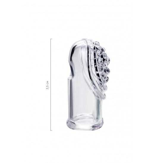 Комплект из 2 прозрачных насадок на палец Favi