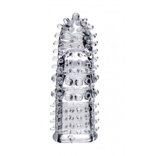 Прозрачная рельефная насадка на палец Arbo - 8 см. Прозрачная рельефная насадка на палец Arbo - 8 см.