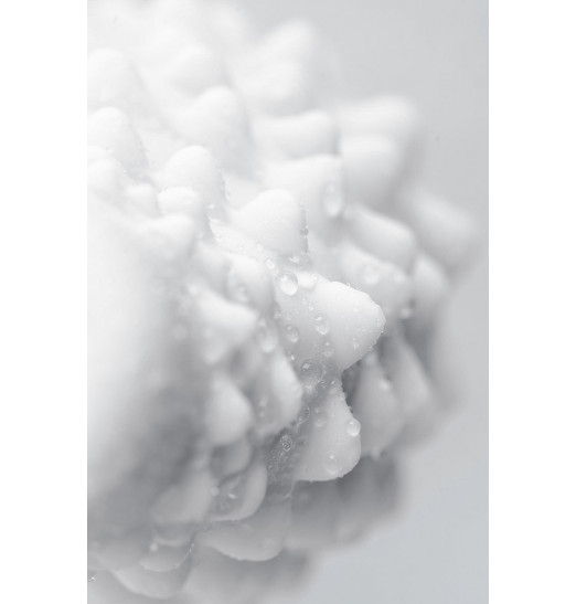 Белый рельефный мастурбатор Flaff