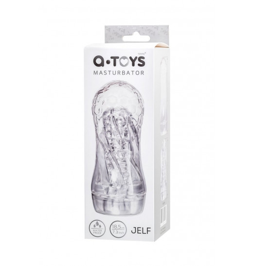 Прозрачный мастурбатор Jelf