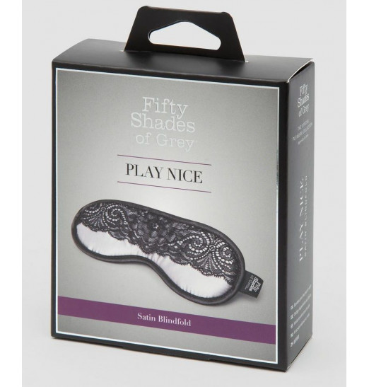 Атласная маска с кружевом Play Nice Атласная маска с кружевом Play Nice