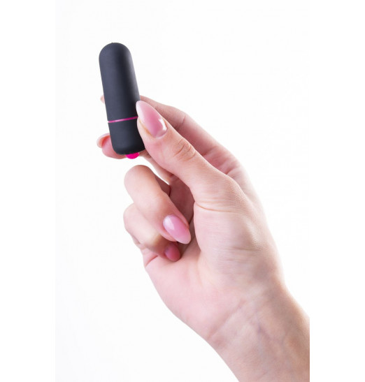 Черная вибропуля A-Toys Alli - 5,5 см.