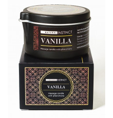 Массажная свеча с феромонами Natural Instinct VANILLA - 70 мл.