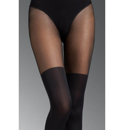 Стильные колготки Zazu Classic с имитацией чулок