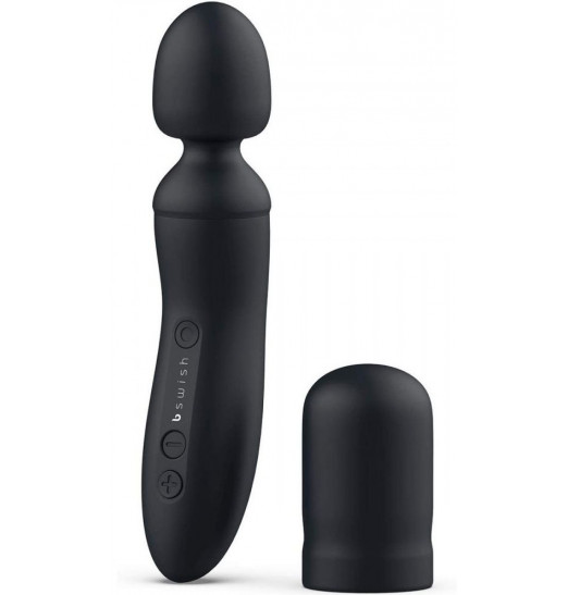 Черный клиторальный стимулятор Bthrilled Premium - 21 см.