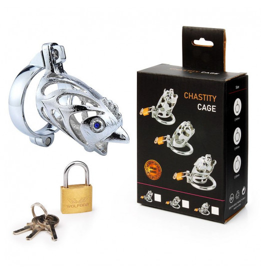 Серебристый сувенирный пояс верности в виде петуха