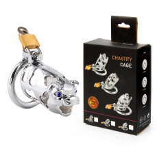 Серебристый сувенирный пояс верности в виде быка