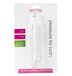 Прозрачная насадка Elephant Vibrating Penis Extension - 14 см.