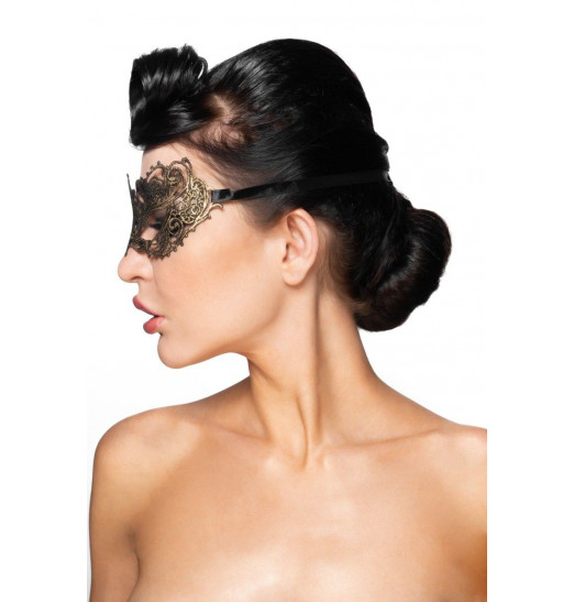 Золотистая карнавальная маска  Авиор