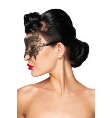 Золотистая карнавальная маска  Андромеда