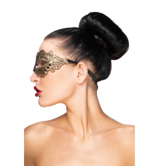 Золотистая карнавальная маска  Антарес