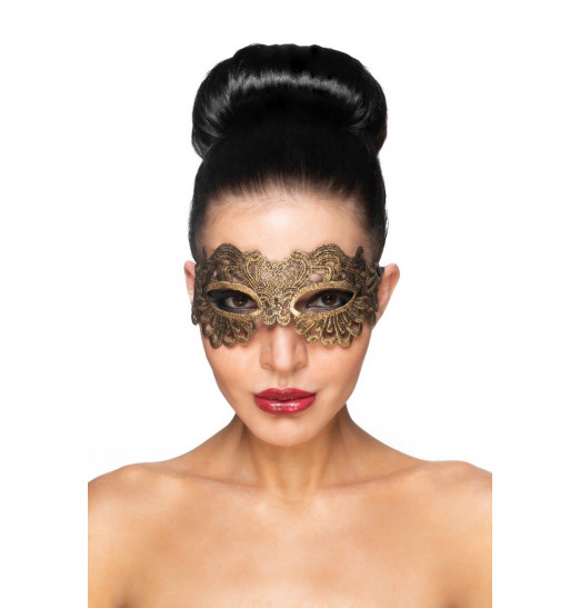 Золотистая карнавальная маска  Антарес