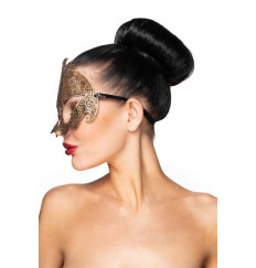 Золотистая карнавальная маска  Нави