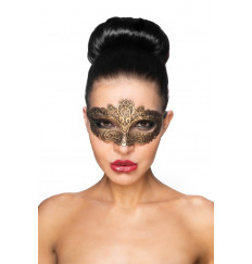 Золотистая карнавальная маска  Саиф