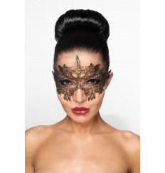 Золотистая карнавальная маска  Шеретан