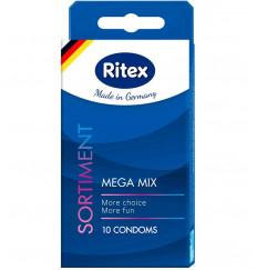 Микс презервативов RITEX SORTIMENT - 10 шт.