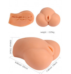 Телесная вагина с двумя тоннелями