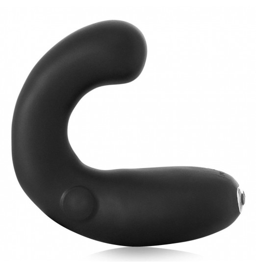 Черный гнущийся вибратор G-Kii G-Spot   Clitoral Vibrator - 23 см.