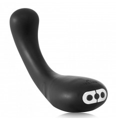 Черный гнущийся вибратор G-Kii G-Spot   Clitoral Vibrator - 23 см.