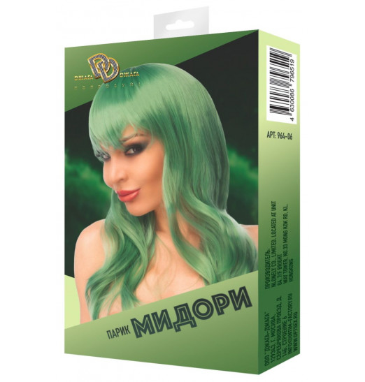 Зеленый парик  Мидори