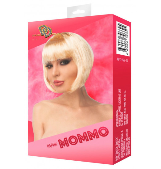 Бежевый парик  Моммо