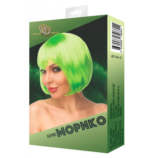 Салатовый парик Морико Салатовый парик Морико