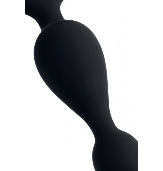 Черная анальная цепочка Aquilae - 18 см.