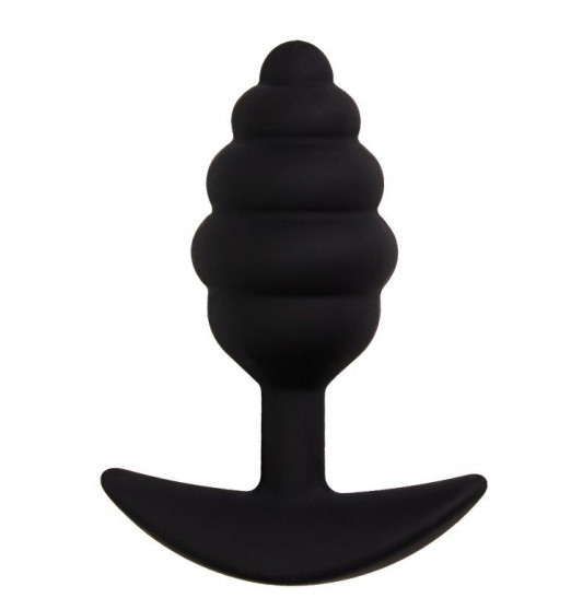 Черная анальная пробка Sphere S - 7,5 см.