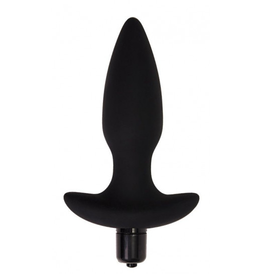 Черная анальная вибропробка Hati - 14,5 см. Черная анальная вибропробка Hati - 14,5 см.