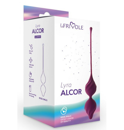 Фиолетовые вагинальные шарики Alcor Фиолетовые вагинальные шарики Alcor