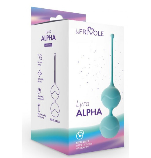 Голубые вагинальные шарики Alpha