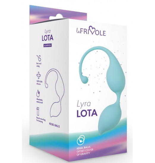 Голубые вагинальные шарики Lota