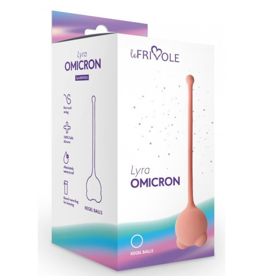 Персиковый вагинальный шарик Omicron Персиковый вагинальный шарик Omicron