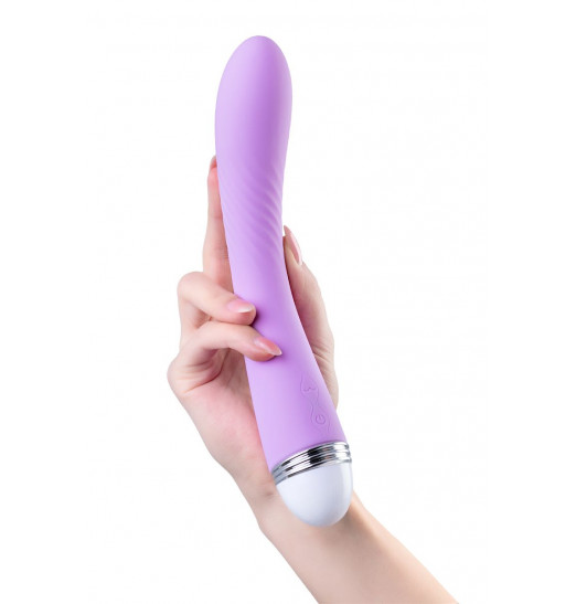 Фиолетовый вибратор Lantana - 22 см.