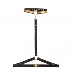 Золотисто-черная портупея Harness cognac