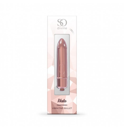 Розовая гладкая вибропуля So Divine Halo Bullet Vibrator - 8 см. Розовая гладкая вибропуля So Divine Halo Bullet Vibrator - 8 см.