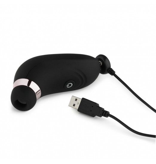 Черный вакуумный стимулятор So Divine Irresistible Clitoral Suction Черный вакуумный стимулятор So Divine Irresistible Clitoral Suction