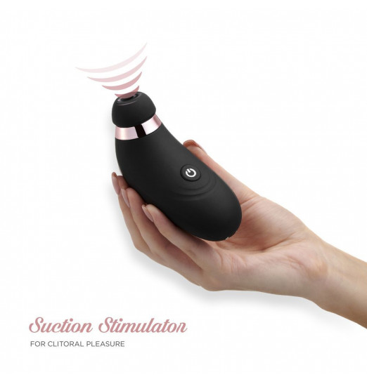 Черный вакуумный стимулятор So Divine Irresistible Clitoral Suction Черный вакуумный стимулятор So Divine Irresistible Clitoral Suction