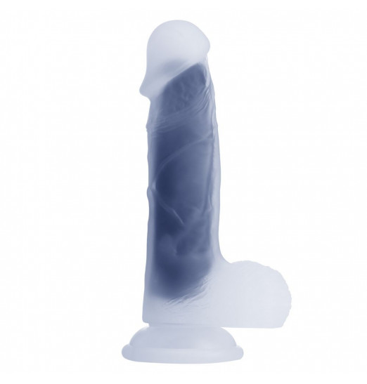 Черный фаллоимитатор-реалистик So Divine Black Juju Dildo - 19 см.