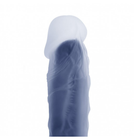 Черный фаллоимитатор-реалистик So Divine Black Juju Dildo - 19 см.