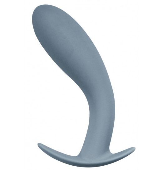 Грязно-синяя анальная пробка Gale - 13 см.