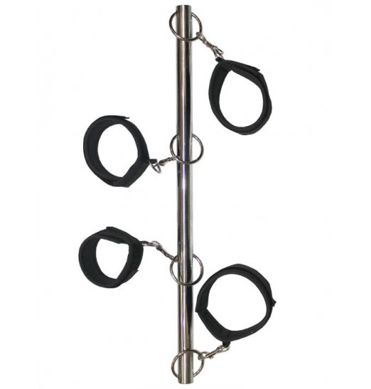 Классическая распорка  руки-ноги  с неопреновыми манжетами