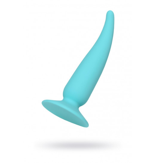 Голубая удлиненная анальная втулка - 12,5 см. Голубая удлиненная анальная втулка - 12,5 см.