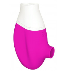 Розовый клиторальный стимулятор Jubie