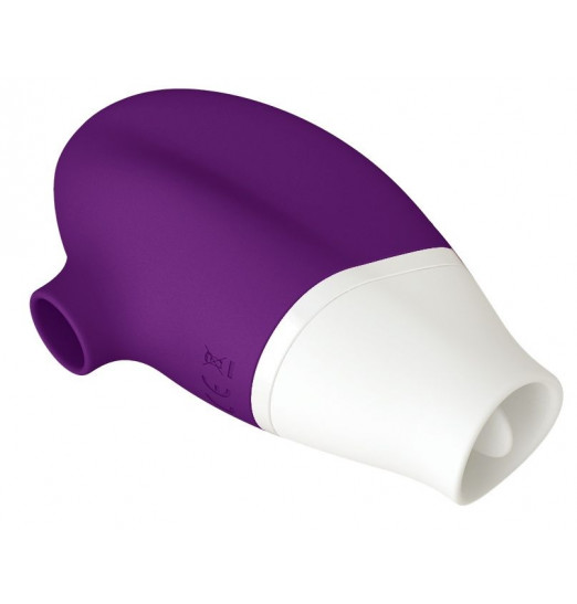Фиолетовый клиторальный стимулятор Jubie