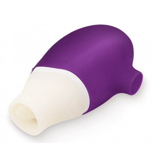 Фиолетовый клиторальный стимулятор Jubie